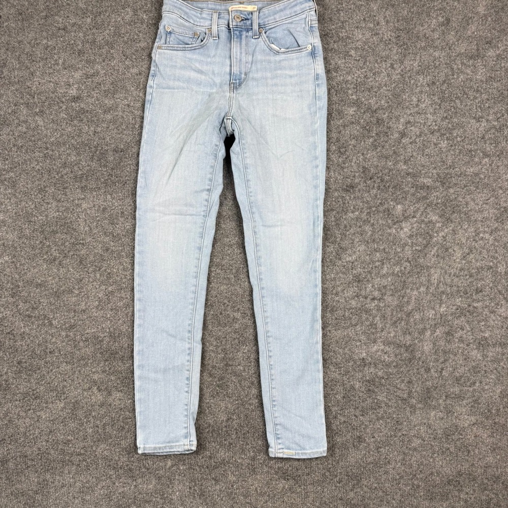 Levi's Jeans Womens 27 Light Wash 721 High Rise Skinny Viscose Denim Stretch